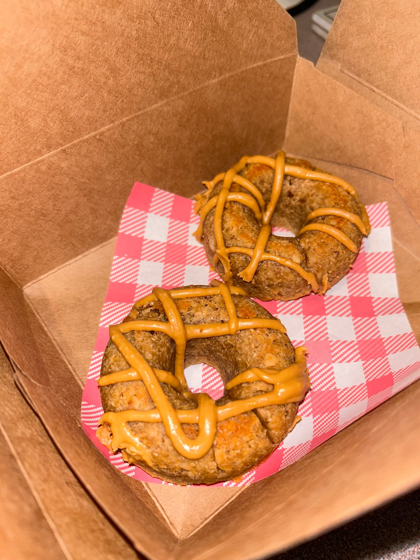 Peanut Butter Doggy Donuts