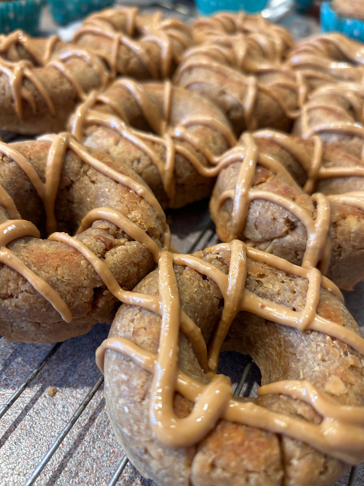 Peanut Butter Doggy Donuts